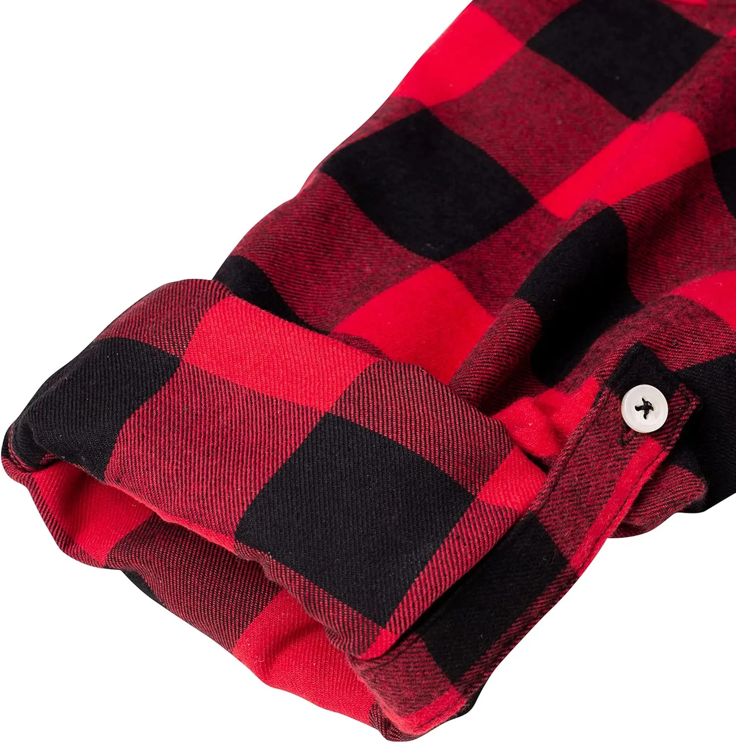 Alimens & Gentle Womens Plaid Flannel Shirts Long Sleeve Roll Up Casual Button Down Shirt