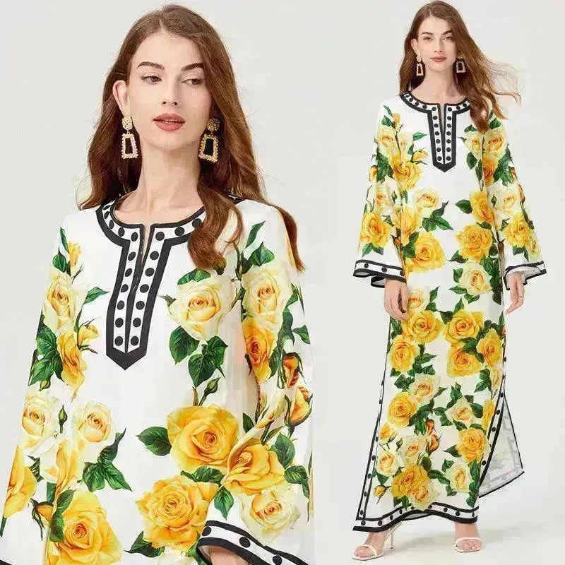 Loose Bohemian Holiday Dress Women